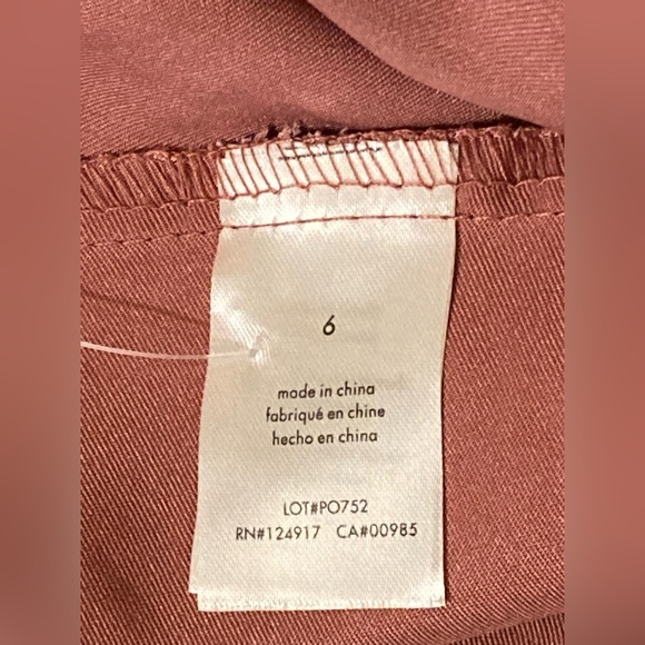 NWOT  We wore what pink long sleeve mini dress zip up size 6 coquette romantic - Picture 8 of 9